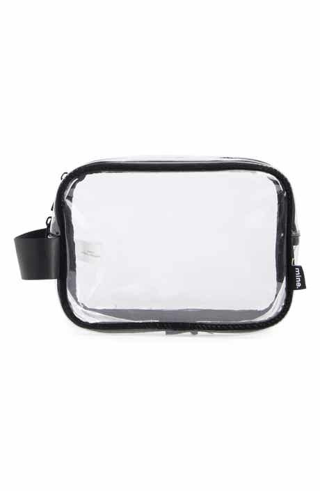 MYTAGALONGS Two-Zip Clear Dopp Kit