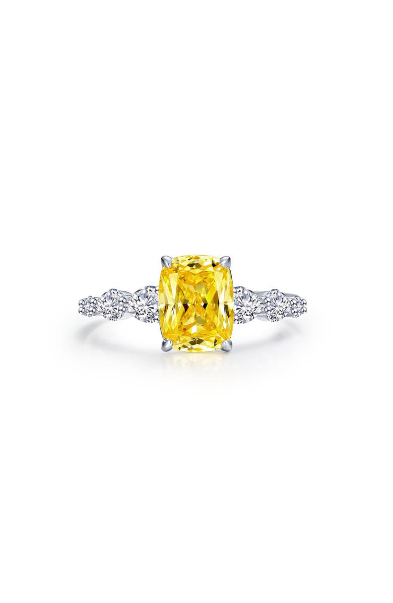 Lafonn Cushion & Pear Simulated Diamond Ring, Main, color, 