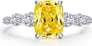 Lafonn Cushion & Pear Simulated Diamond Ring