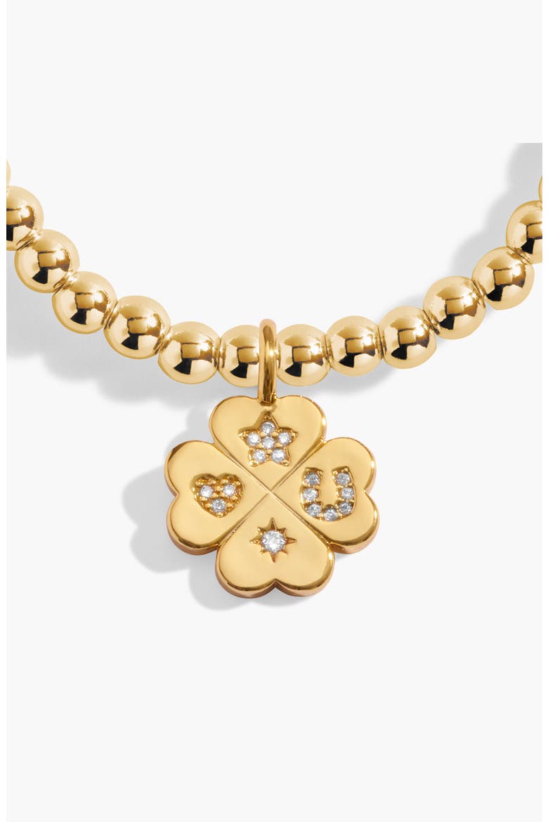 A Little 'Lucky Charm' Bracelet In Gold-Tone Plating, Alternate, color, Metallic Gold