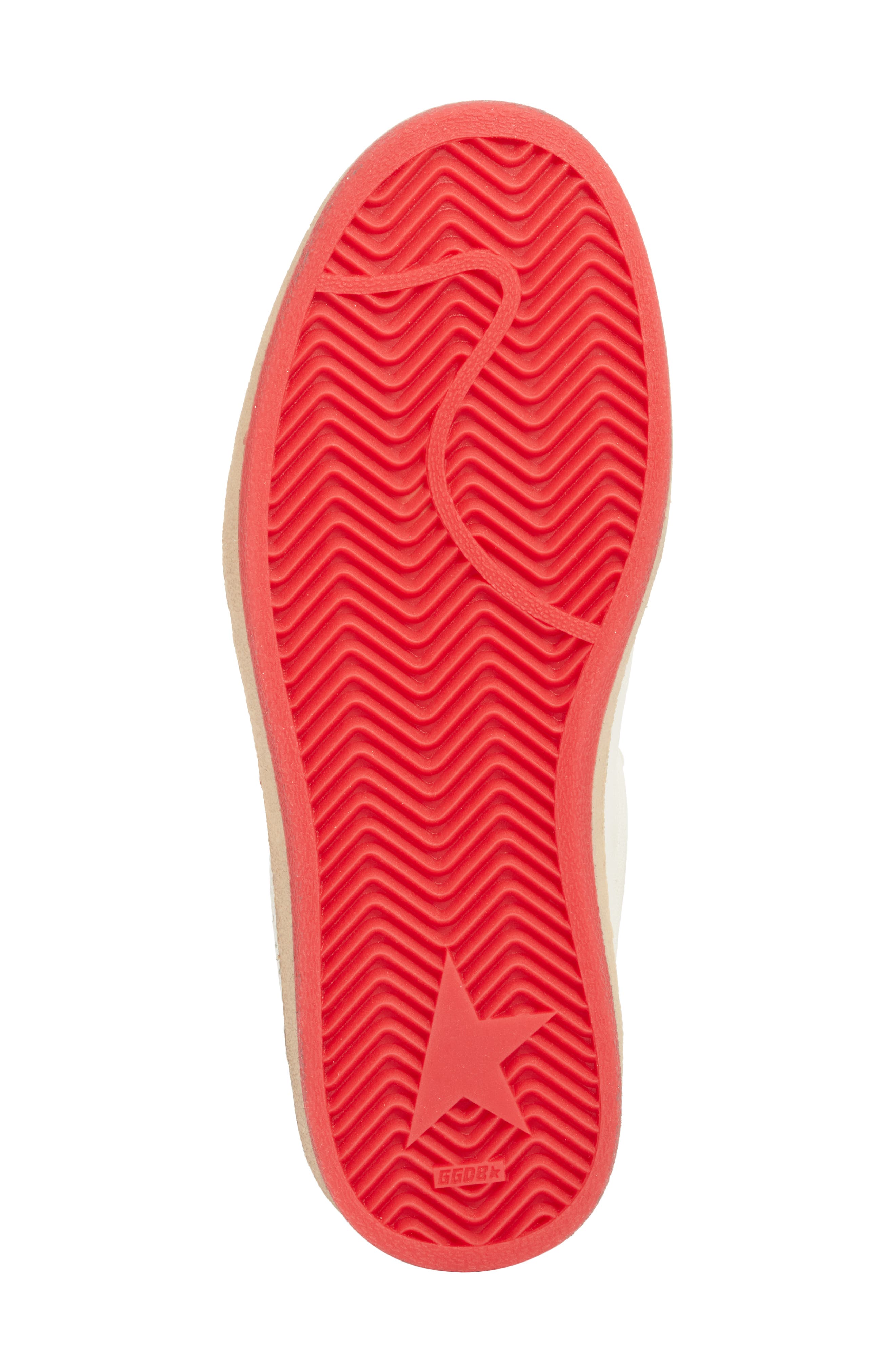 Golden Goose Ball Star Sneaker, Alternate, color, White/ Strawberry Red