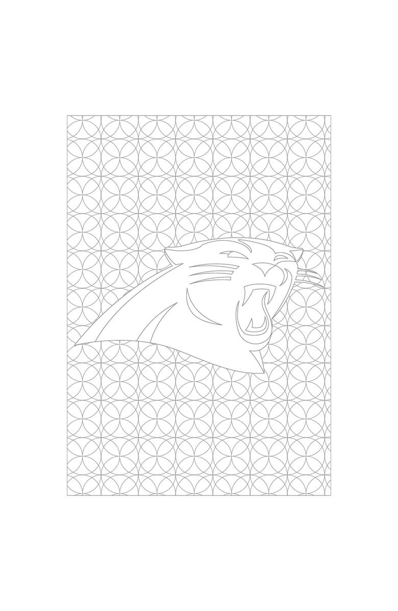 Sportszone In the Sports Zone   NFL Adult Coloring Book, Carolina Panthers, Alternate, color, 