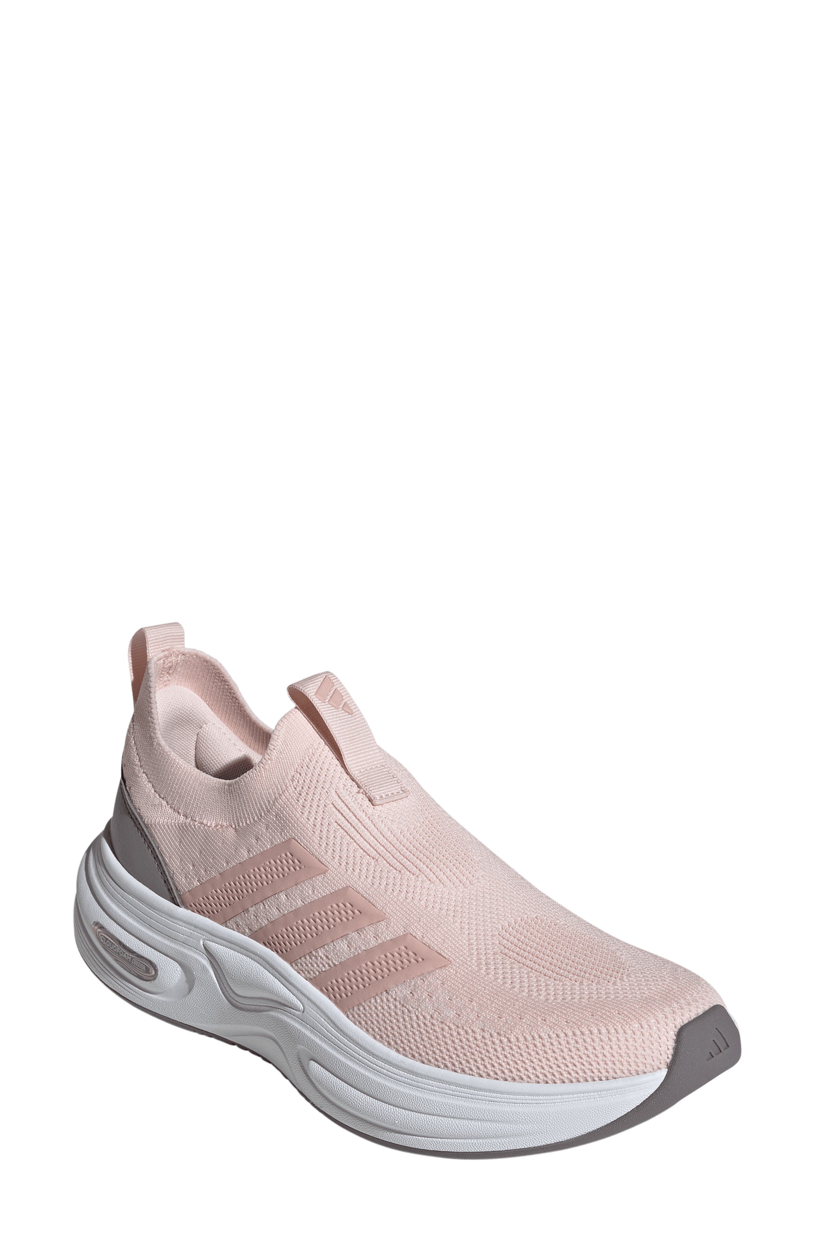 adidas Cloudfoam Cuxxion Slip-On Sneaker, Main, color, Quartz/ Sandy Pink Met/ Taupe