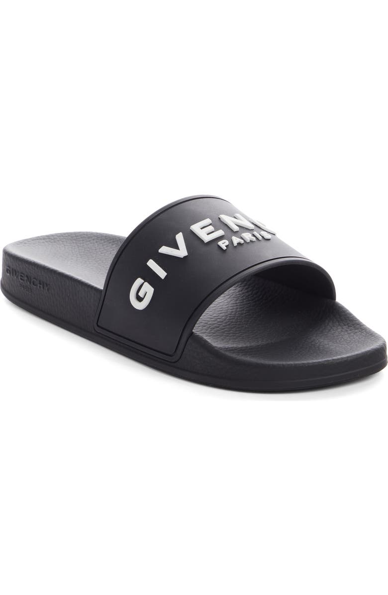 Givenchy Logo Slide Sandal, Main, color,