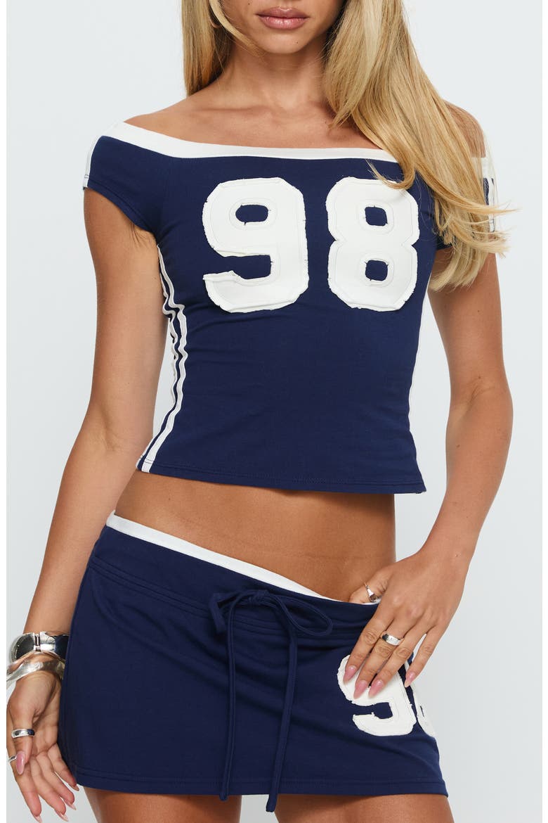 98 Off the Shoulder Top, Main, color, NAVY