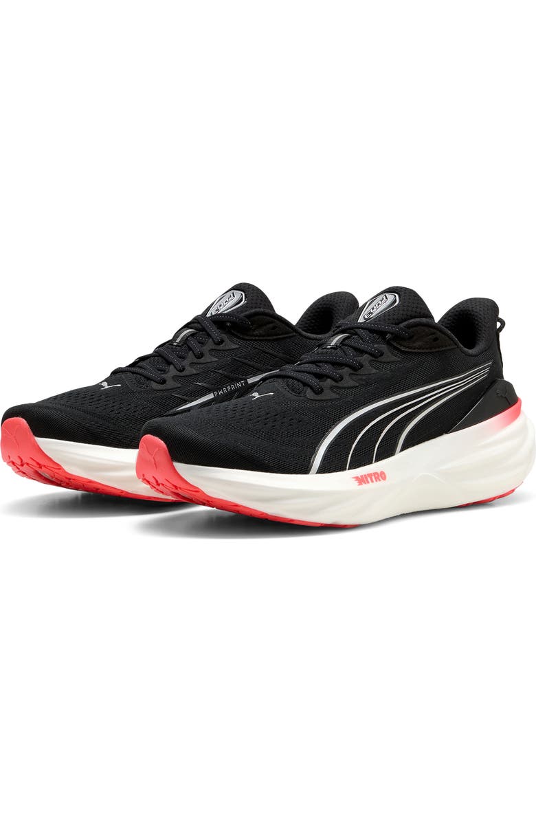 PUMA ForeverRun NITRO<sup>™</sup> 3 Running Shoe, Main, color, Puma Black/ Ultra Red
