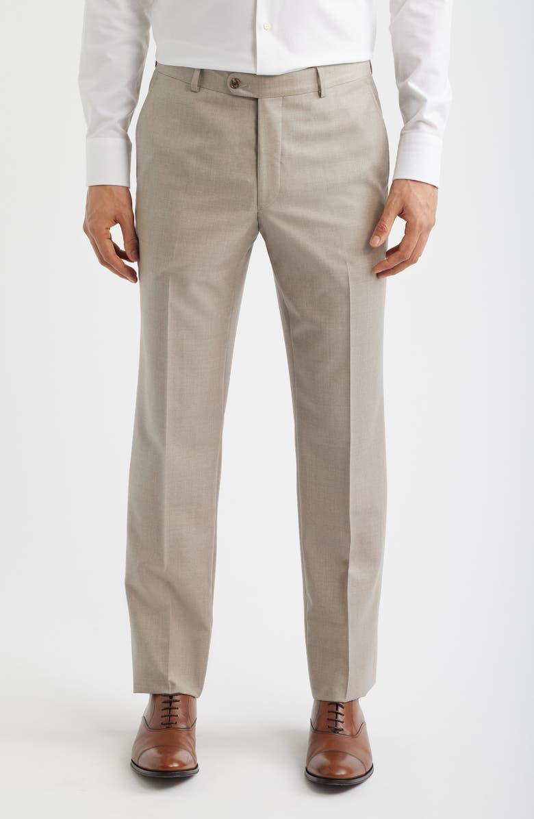Heritage Gold Tan Wool & Cashmere Serge Suit, Alternate, color, Taupe