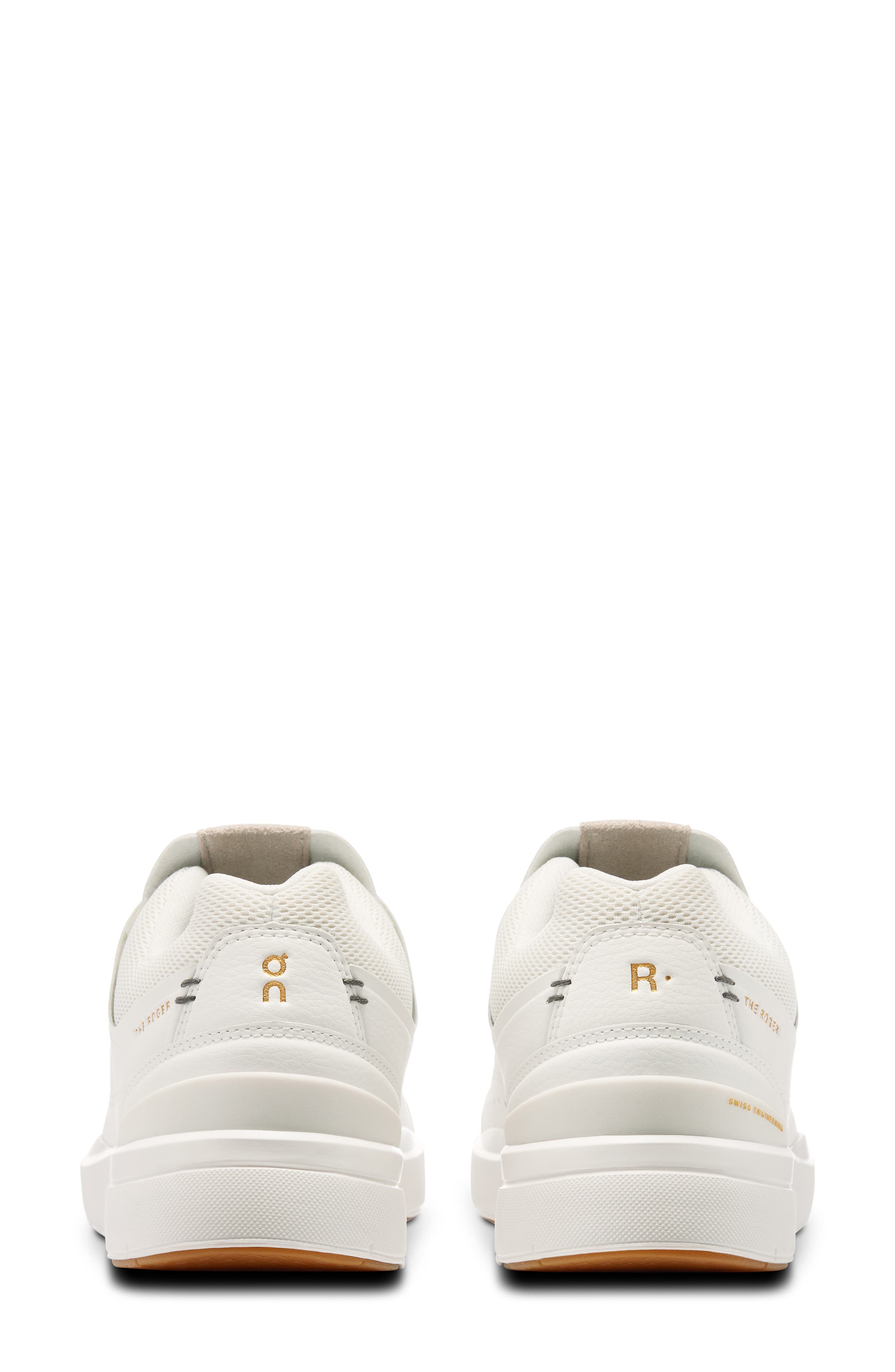 On THE ROGER Centre Court Tennis Sneaker, Alternate, color, White/Gum