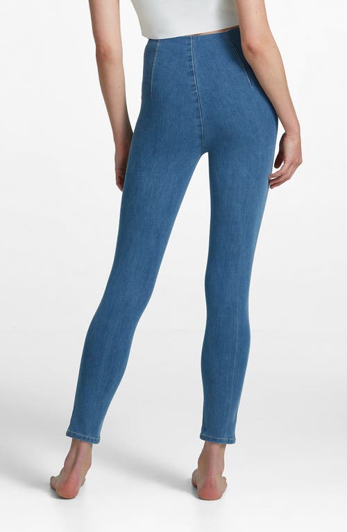 Commando Do It All Stretch Denim Crop Leggings In Light Indigo