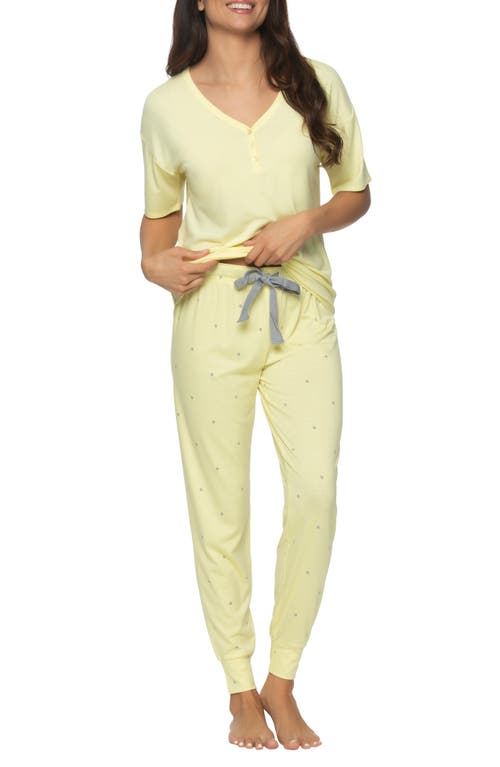 Felina Jessie Henley Pajamas In Yellow
