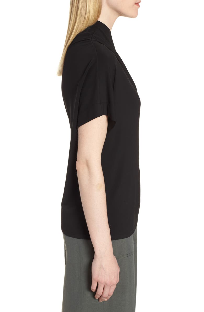 Lewit One-Shoulder Stretch Jersey Top, Alternate, color, 