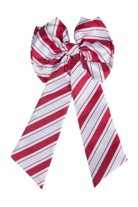 Holiday Candy Cane Hairbow for Girls