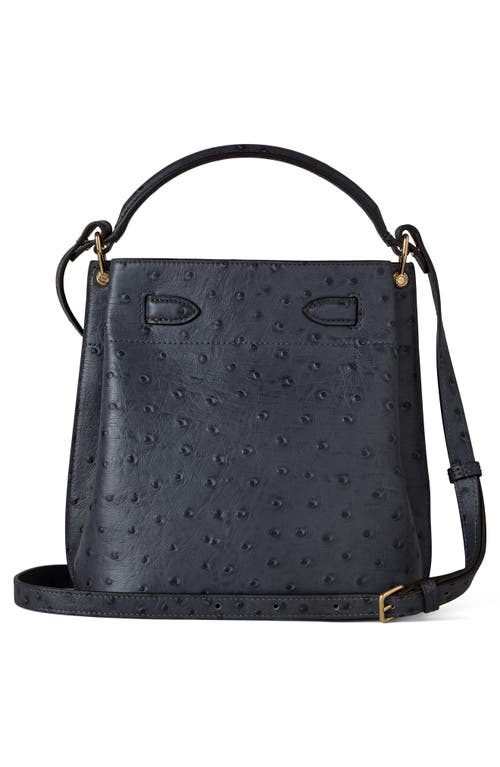 Mulberry Islington Ostrich Embossed Leather Bucket Bag In Animal Print
