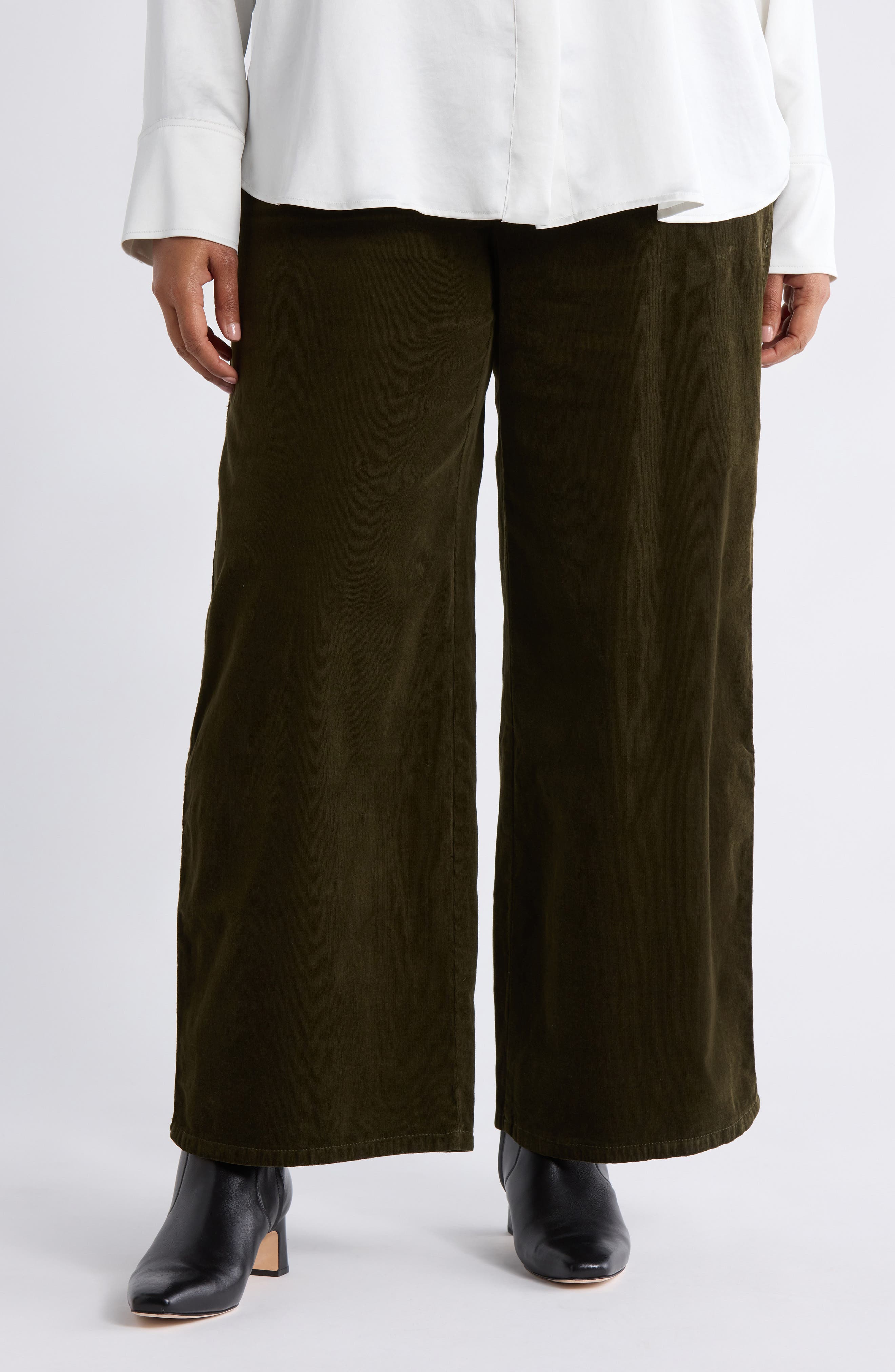 Democracy 'Ab'Solution Skyrise Wide Leg Corduroy Pants