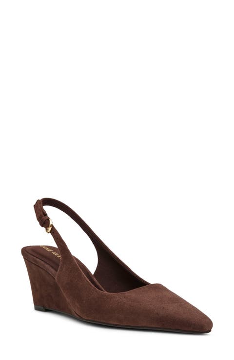 Cookie Wedge Slingback Pump