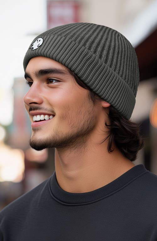 Dalix Ghost Fishermans Beanie Knit Watch Cap In Asphalt Gray