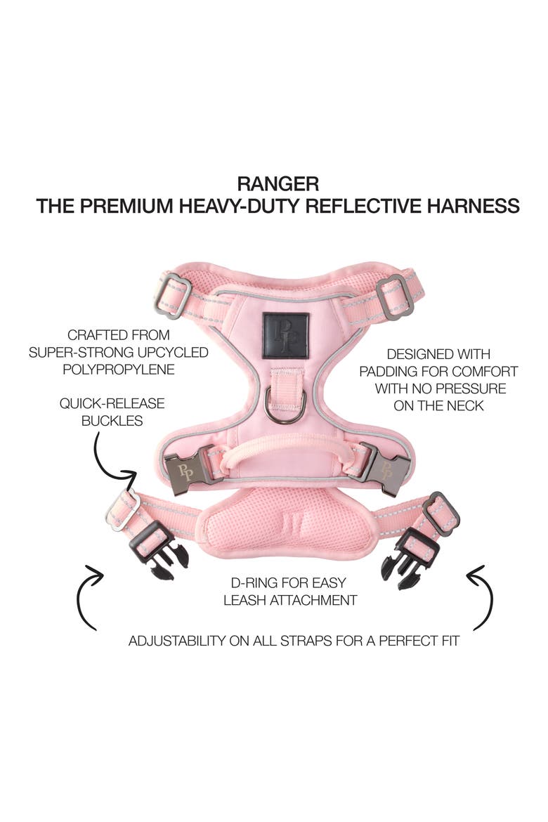 Ranger Reflective Pet Harness, Alternate, color, PINKDNU