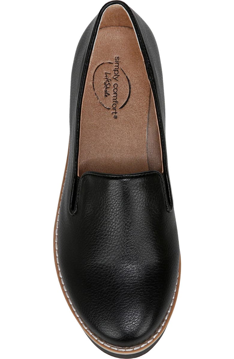 LifeStride Ultra Loafer, Alternate, color, Soft Tumbled Black/ Black