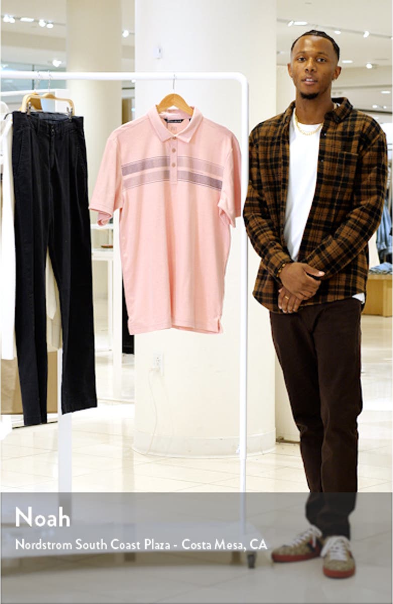 Local Discount Stripe Piqué Polo, sales video thumbnail