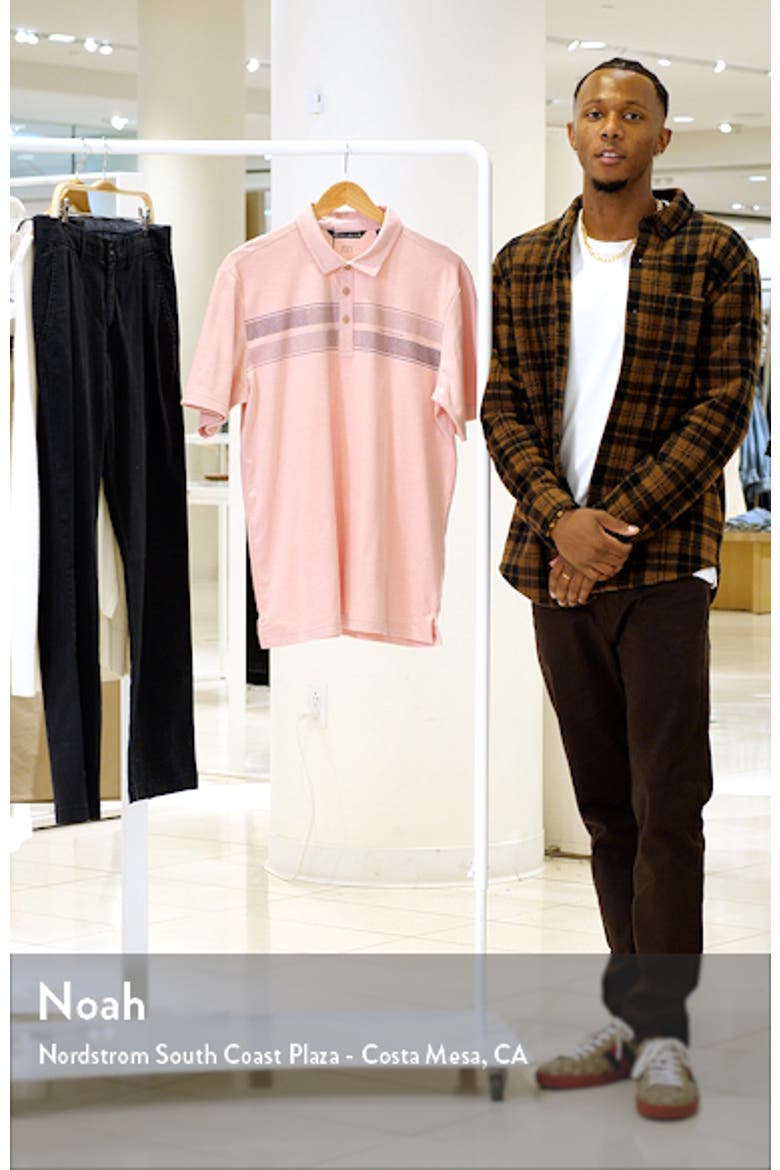 Local Discount Stripe Piqué Polo video