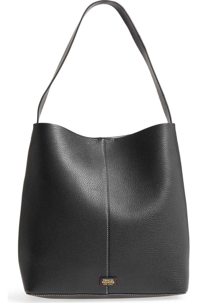 Frances Valentine Large Leather Shoulder Bag, Main, color,