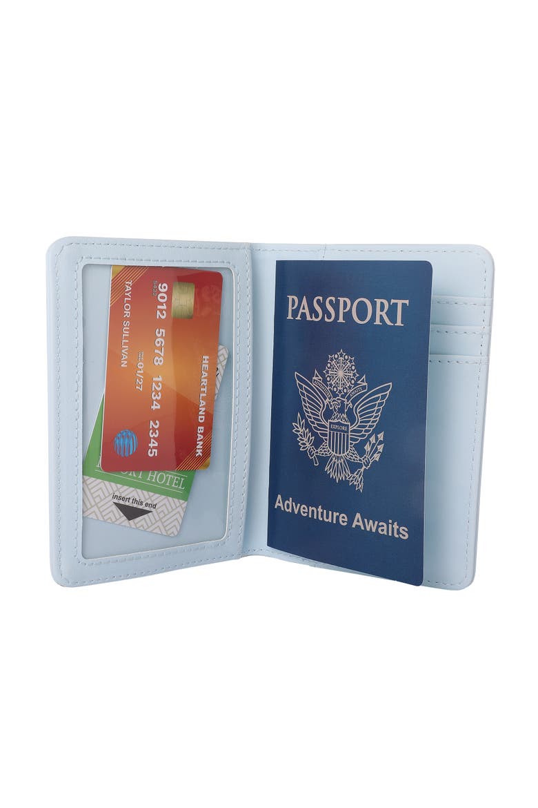 PEANUTS Flying Ace Snoopy Passport Cover (light Blue) (Women) | Nordstrom
