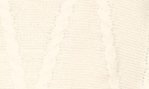 Gibsonlook Cable Stitch Sleeveless Turtleneck Sweater In Neutral