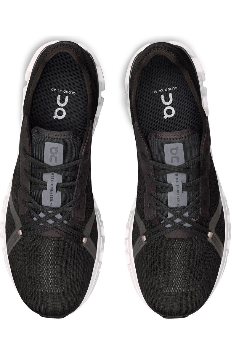 On Cloud X 4 AD Athletic Shoe, Alternate, color, Black/ Asphalt