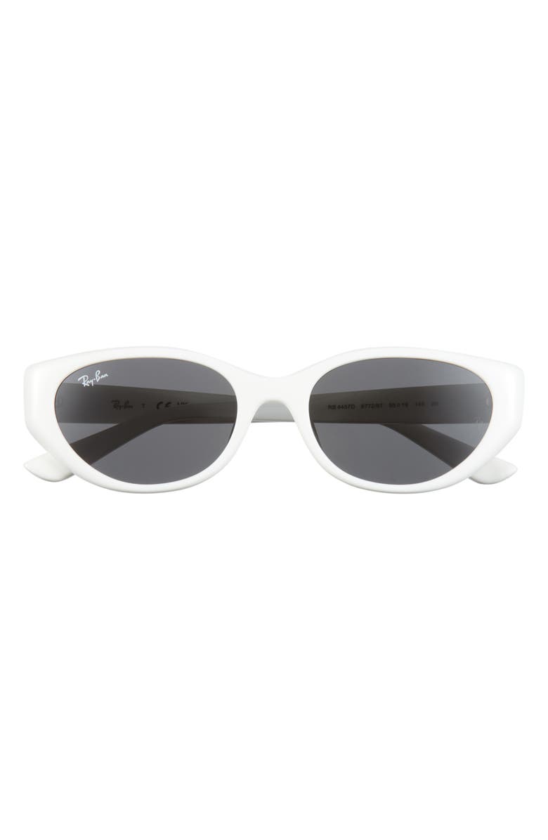 Ray-Ban 55mm Pillow Sunglasses, Main, color, White
