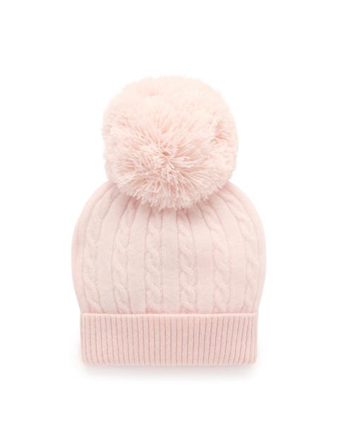 Baby Girl Cashmere Beanie