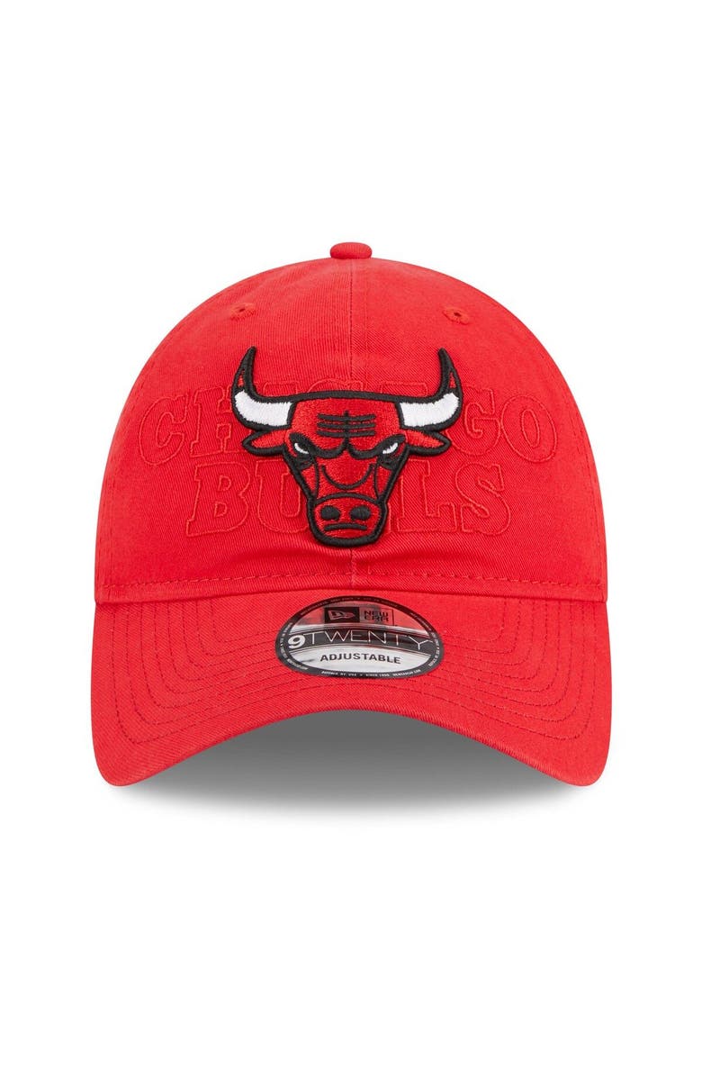 New Era Men's New Era Red Chicago Bulls 2023 NBA Draft 9TWENTY Adjustable Hat, Alternate, color,