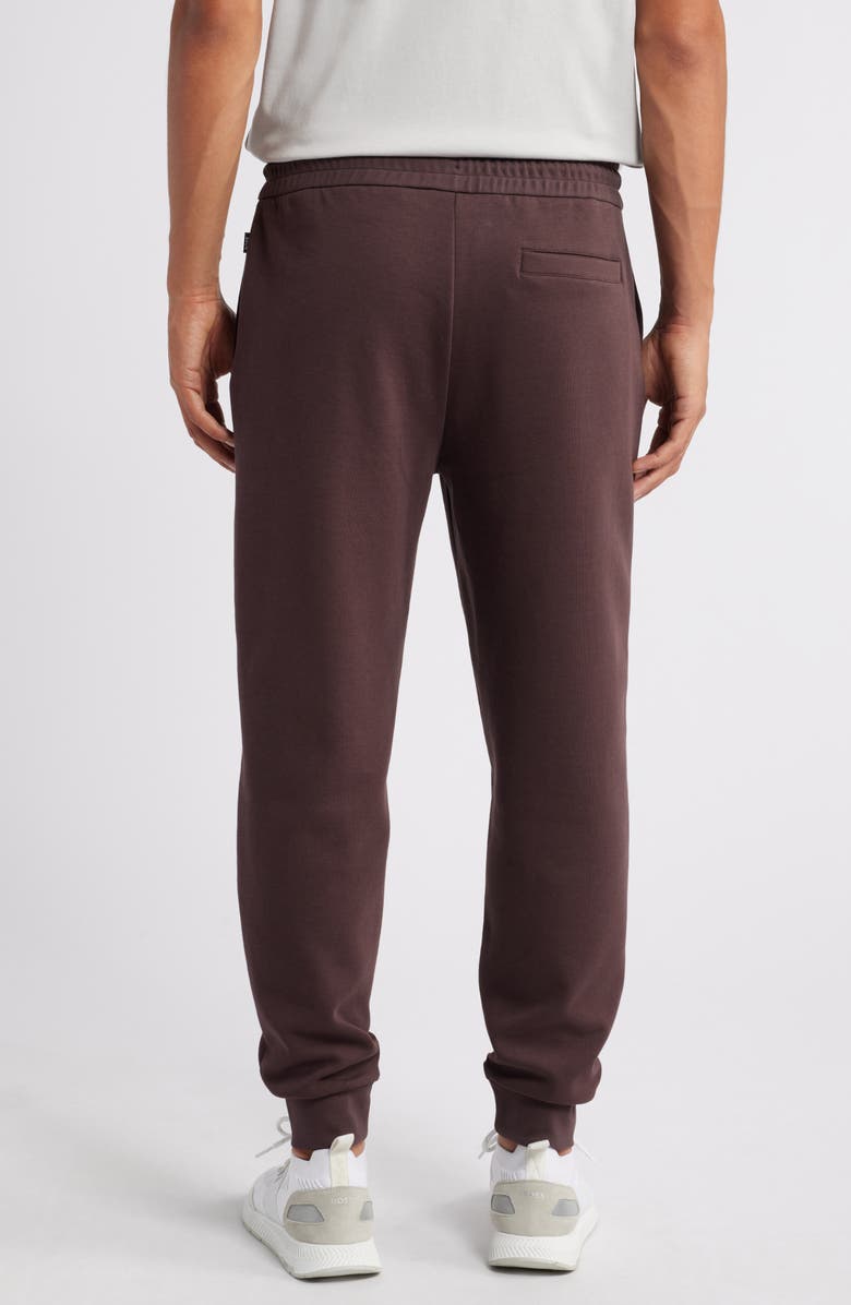 BOSS Locsin Cotton Blend Joggers, Alternate, color, Burgundy