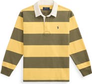 Polo Ralph Lauren Kids' Striped Long Sleeve Rugby Shirt