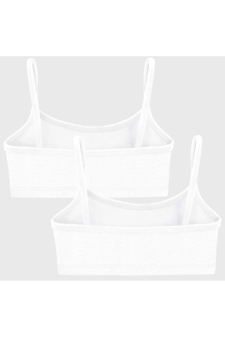 Soft 100% Cotton Training Bra, Alternate, color, White/White