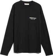 Fear of God Essentials Classic Fit Long Sleeve Logo Graphic T-Shirt