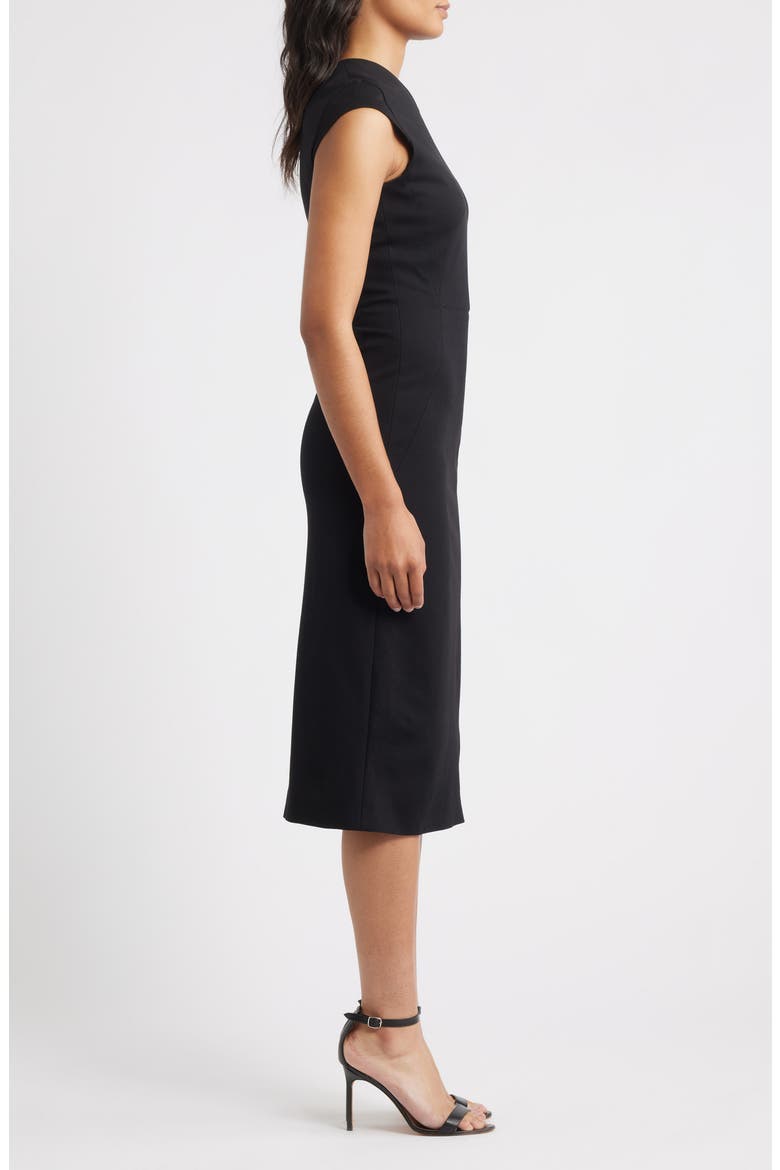 Dulisa Sheath Dress, Alternate, color, BLK