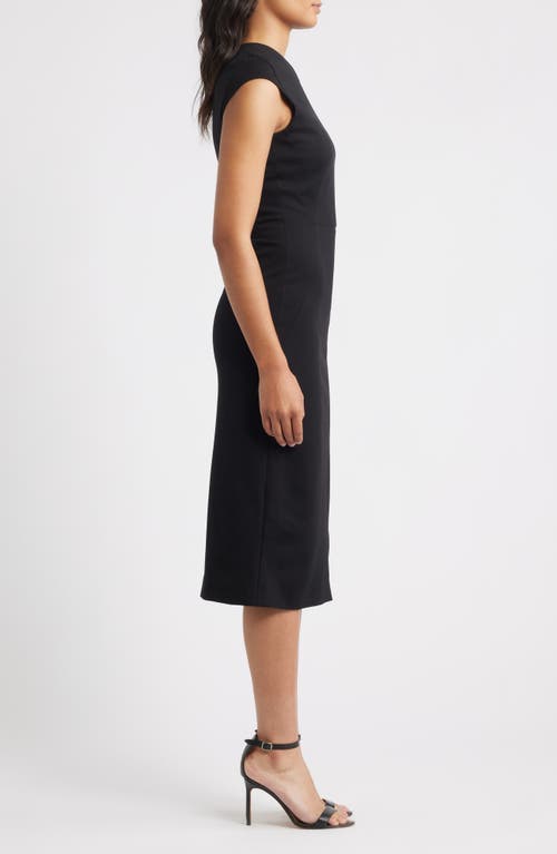 Hugo Boss Boss Dulisa Sheath Dress In Black