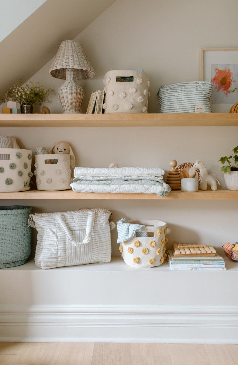 Pehr Stripes Away Diaper Bag, Alternate, color, Stripes Away Pebble Grey