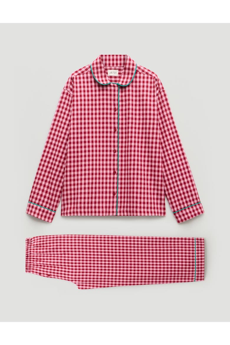 Brushed Cotton Pajamas, Alternate, color, Pink Mix