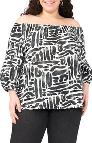 Vince Camuto Off the Shoulder Puff Sleeve Top