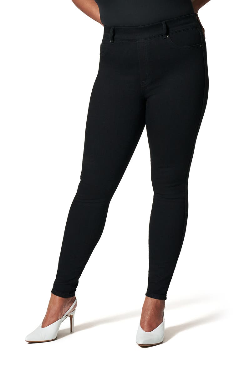 Ankle Skinny Jeans, Main, color, CLEAN BLACK