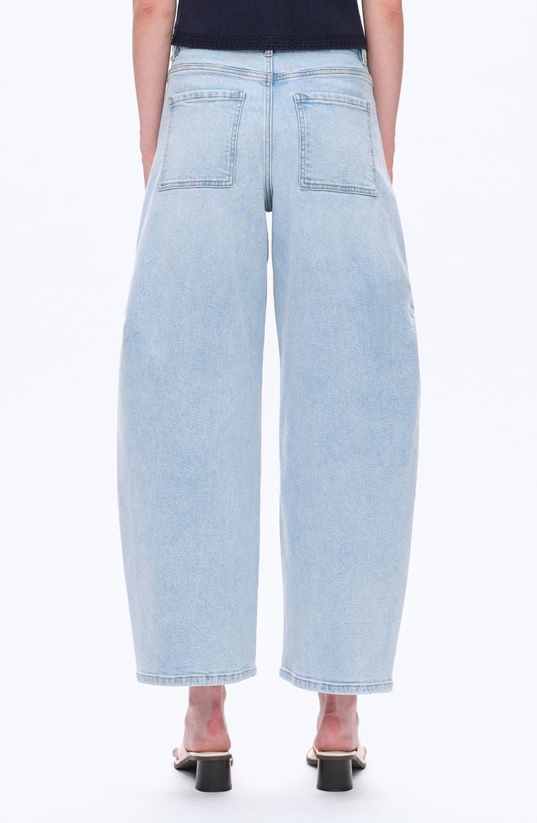 Bayeas Mid Rise Balloon Jeans, Alternate, color, Light Blue