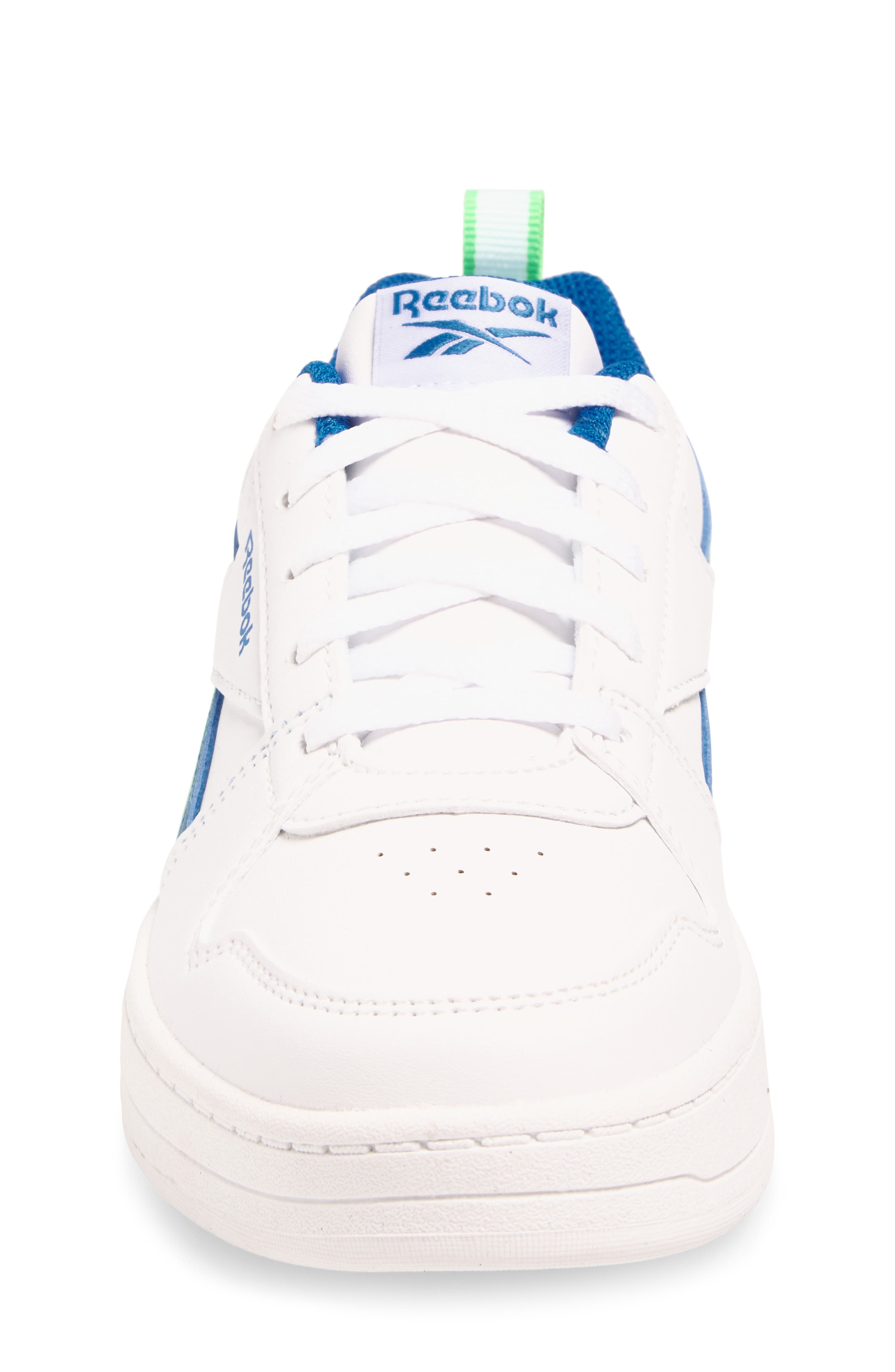 Reebok Kids' Royal Prime Step 'n Flash Sneaker, Alternate, color, White/Optimumblue/Solarlime
