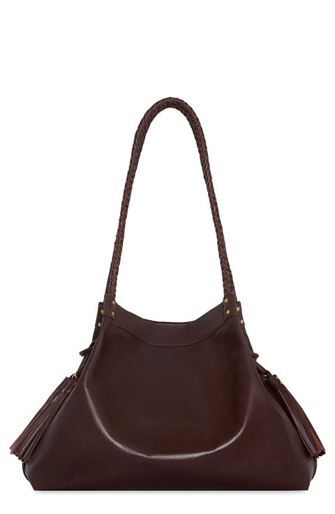 Lana Tassel Leather Tote