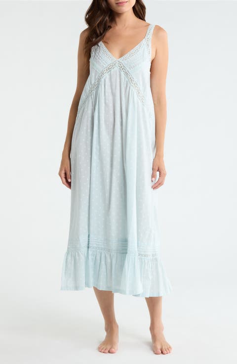 Peached Cotton Lawn Nightgown