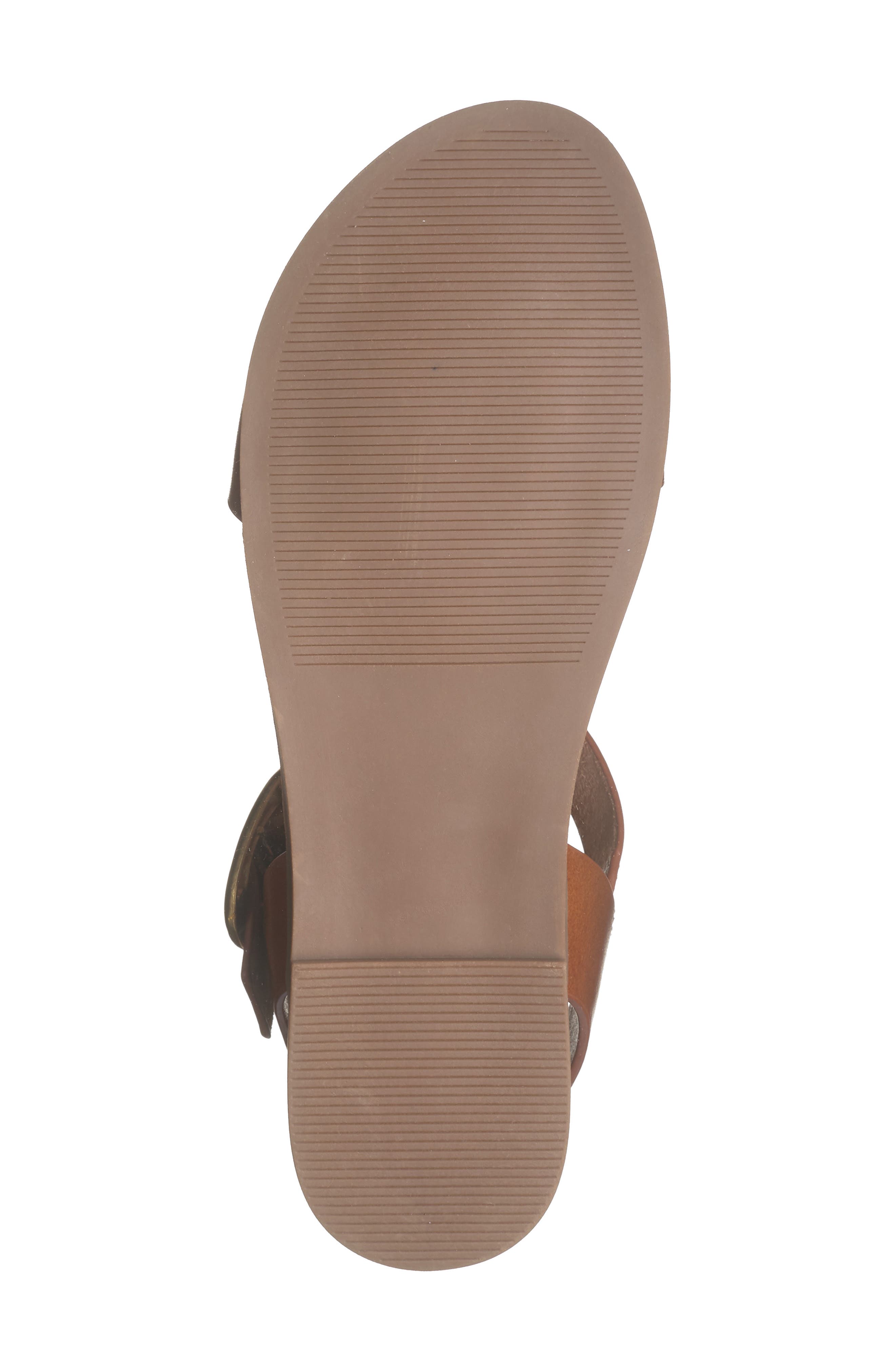 Tacee Sandal, Alternate, color, COGNAC LEATHER