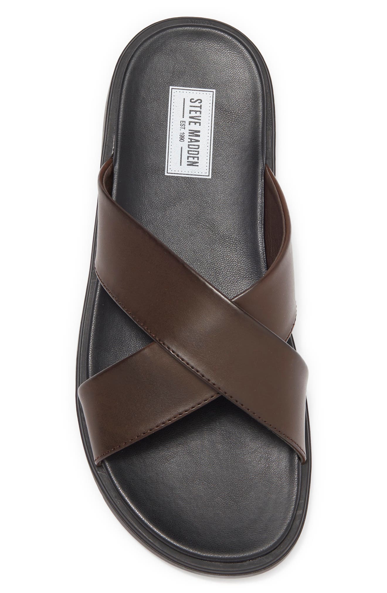Steve Madden Criss Cross Slide Sandal, Alternate, color, 