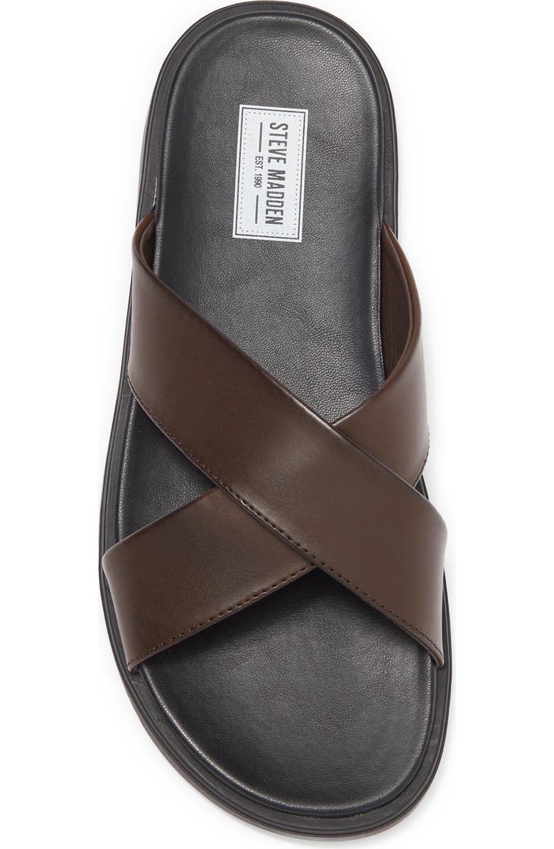 Steve Madden Criss Cross Slide Sandal, Alternate, color,