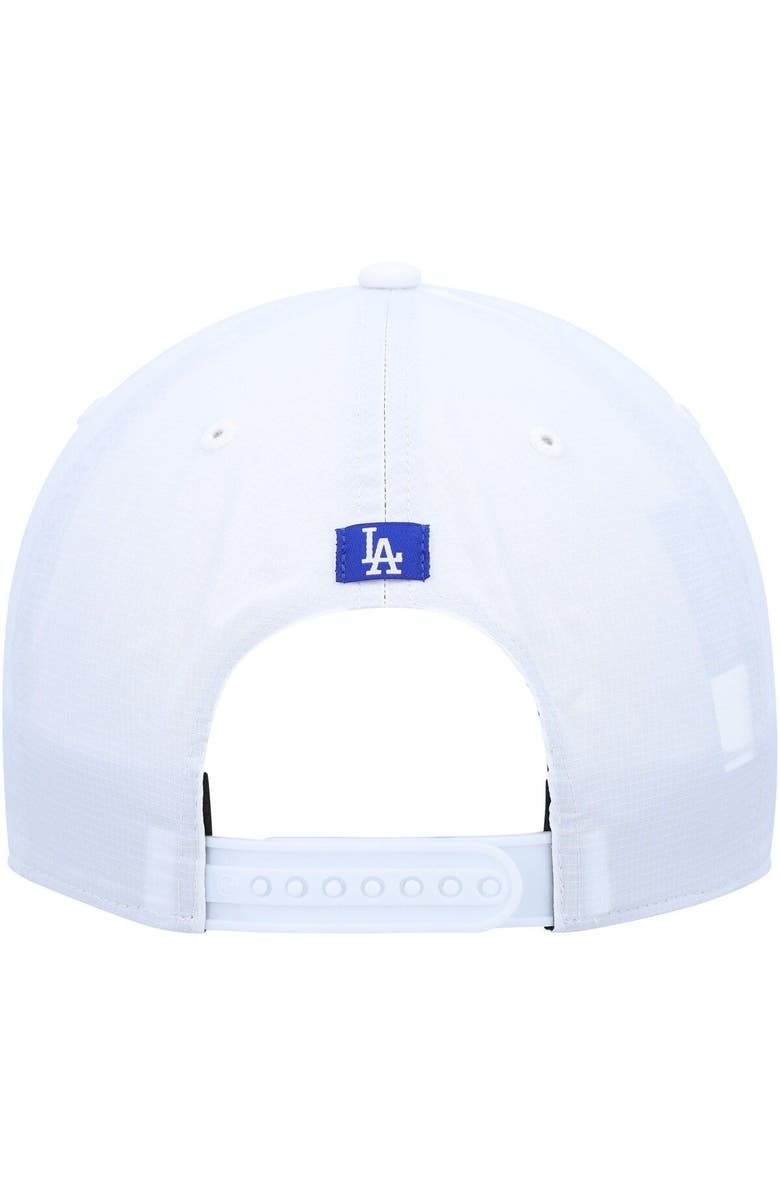 '47 Men's '47 White Los Angeles Dodgers Downburst Hitch Snapback Hat, Alternate, color, White
