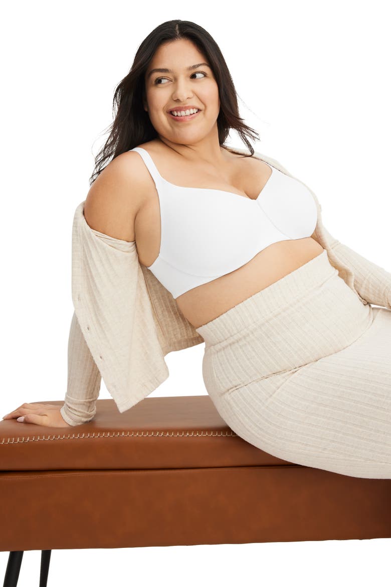 Women's Cushion Wire Full Coverage Bra, Alternate, color, White